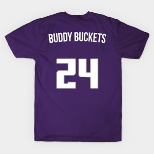 Buddy Hield 'Buddy Buckets' Nickname Jersey - Sacremento Kings T-Shirt